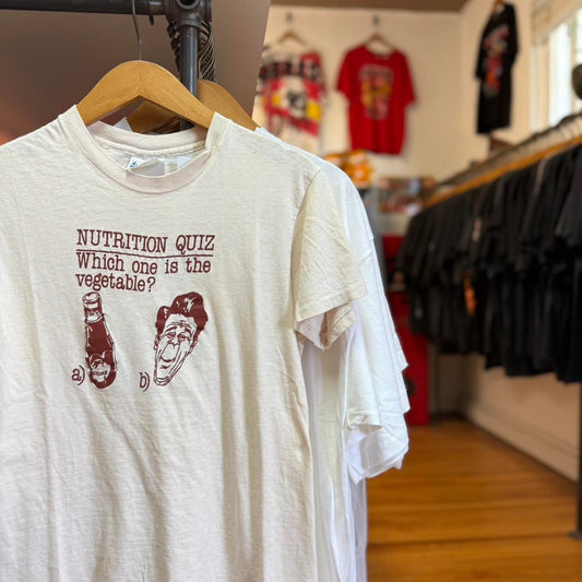 Vintage 80s Richard Nixon Which One is the Vegetable T-Shirt