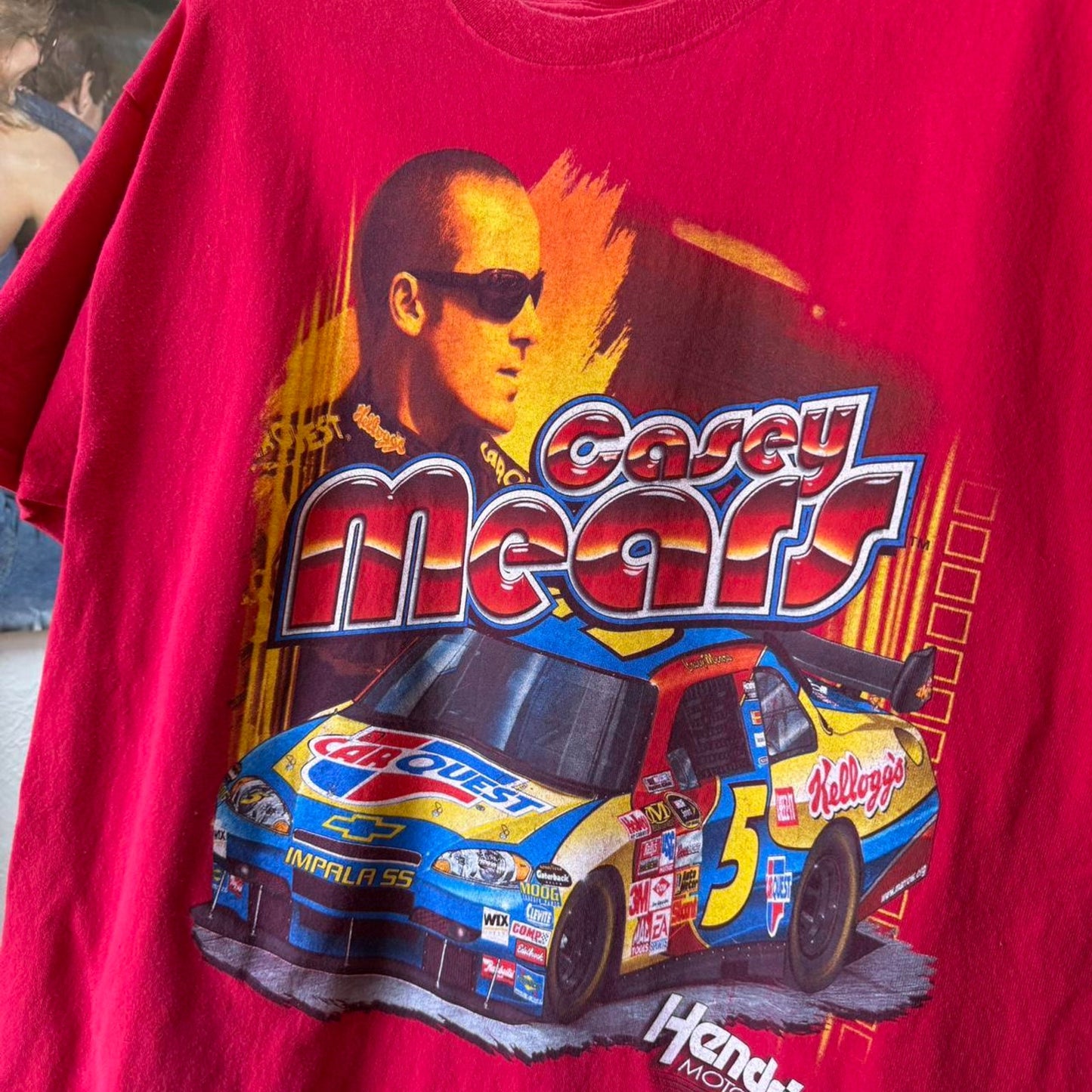 Vintage Y2K NASCAR Casey Mears Racing T-Shirt - X-Large