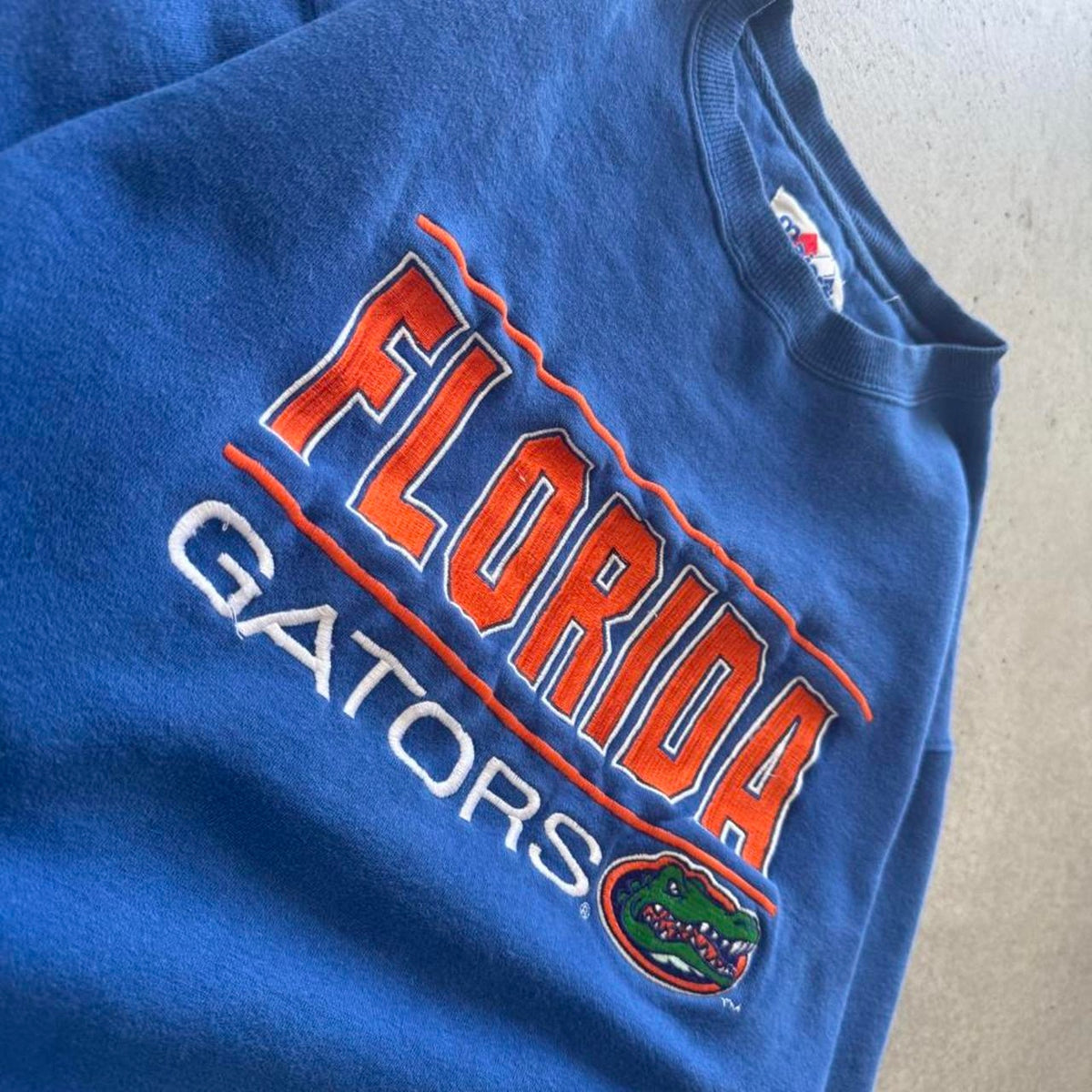 Vintage 90s Florida Gators Embroidered Crewneck - Large