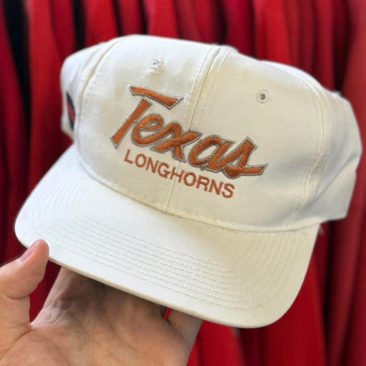 Vintage 90s Texas Longhorns Sports Specialties Script NCAA Snapback