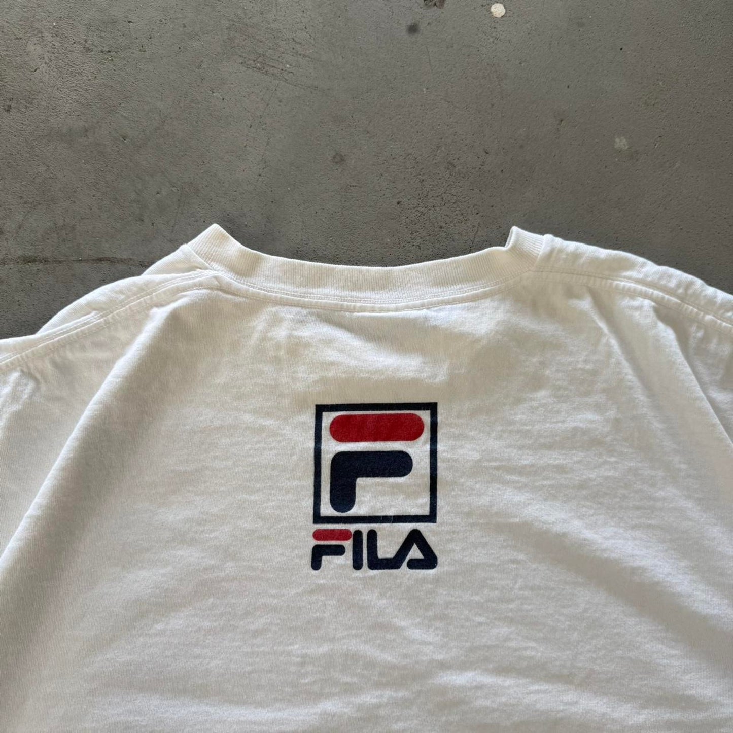 Vintage 90s FILA Sports Logo T-Shirt - X-Large