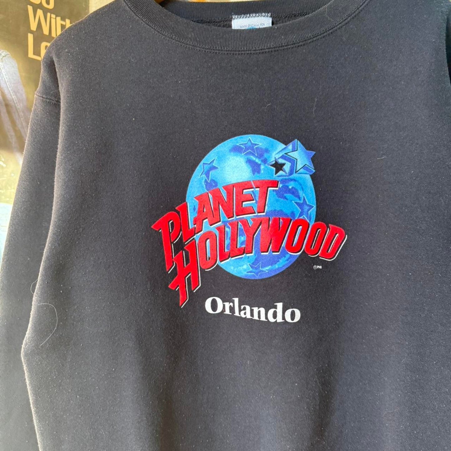 Vintage 90s Planet Hollywood Orlando Crewneck - Medium