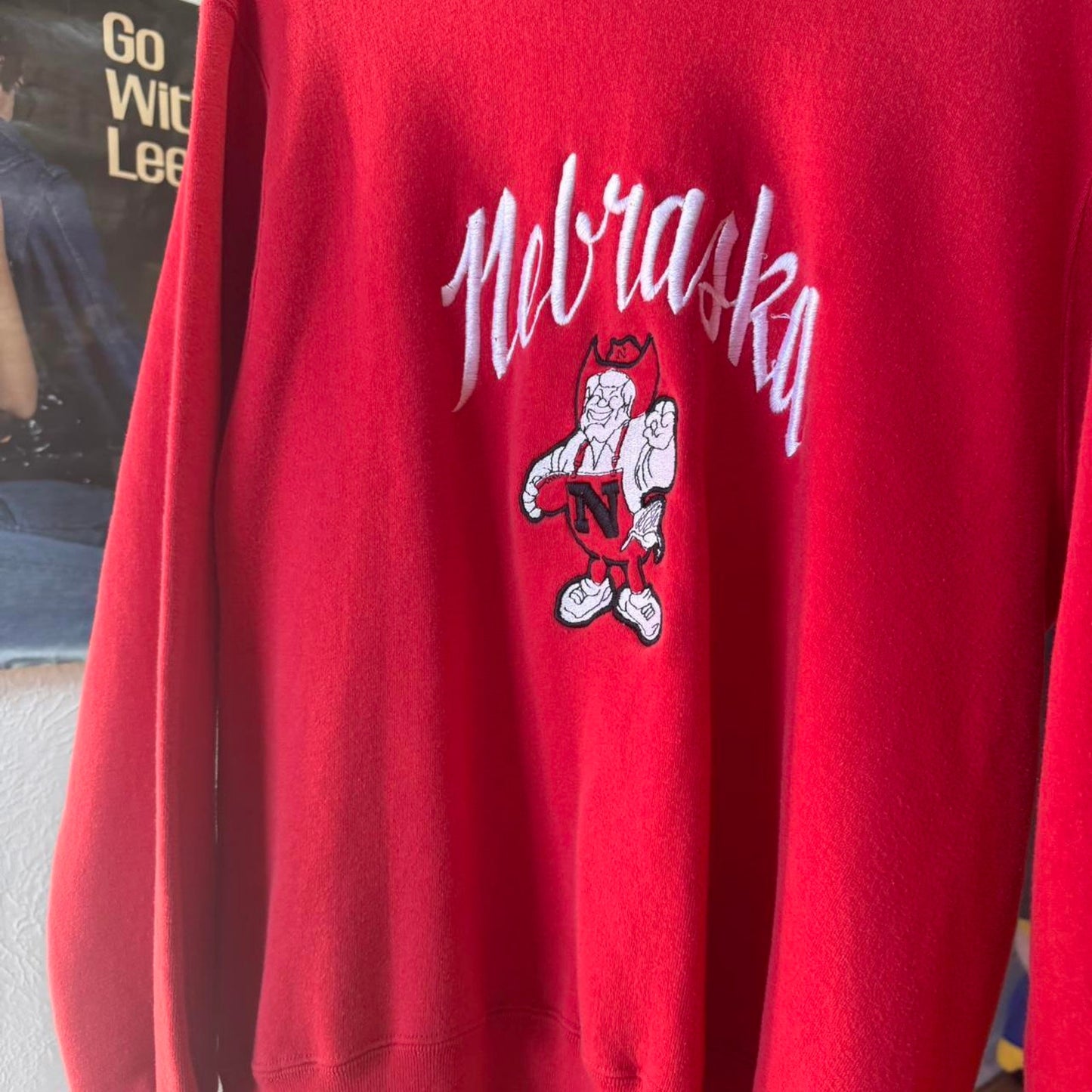 Vintage 90s Nebraska Herbie Husker Crewneck - X-Large