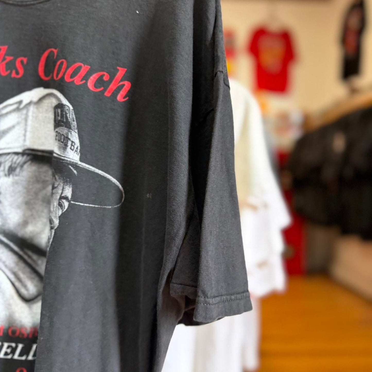 Vintage 90s Nebraska Huskers Thanks Coach Tom Osborne T-Shirt