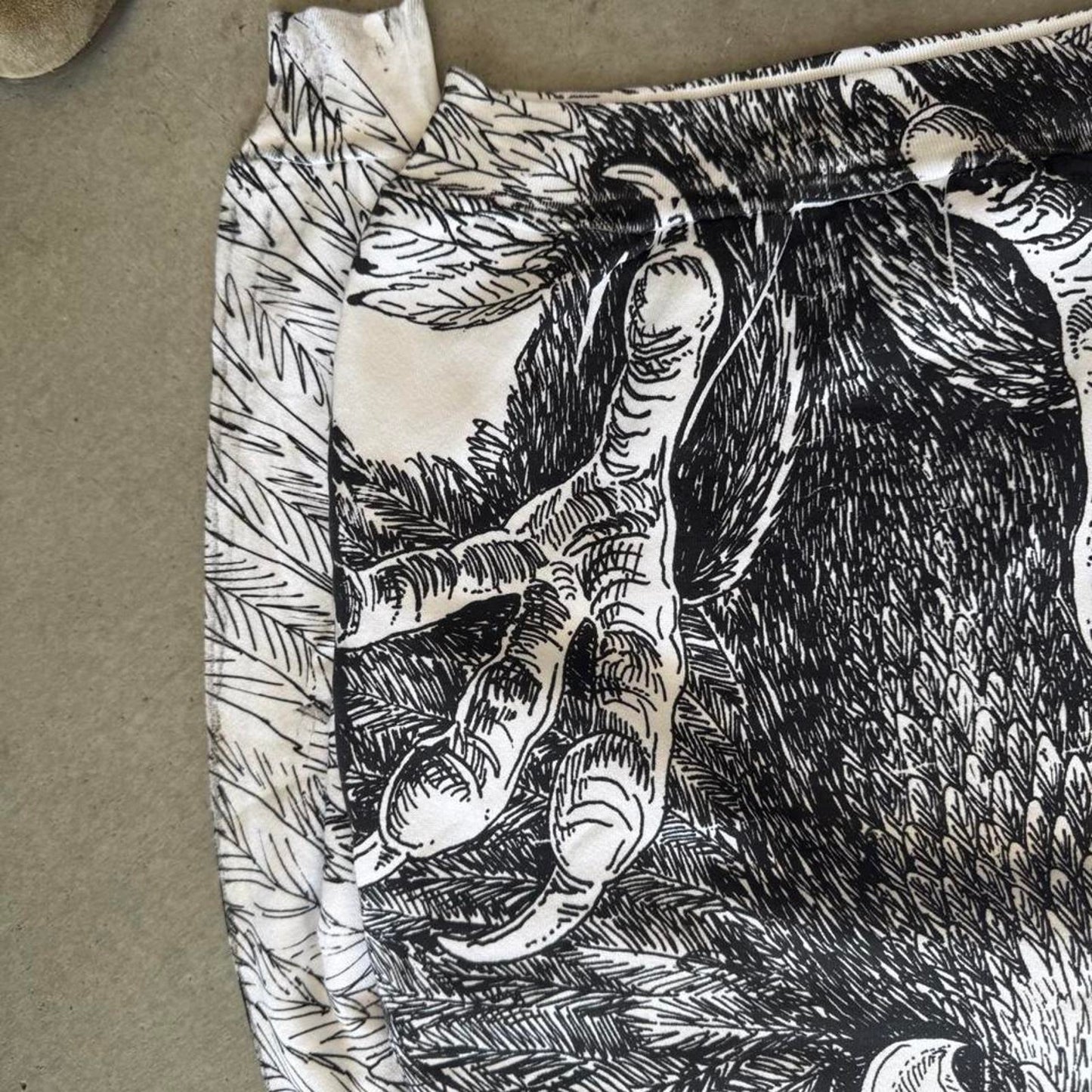 Vintage 90s Eagle All Over Print Animal Crewneck - X-Large