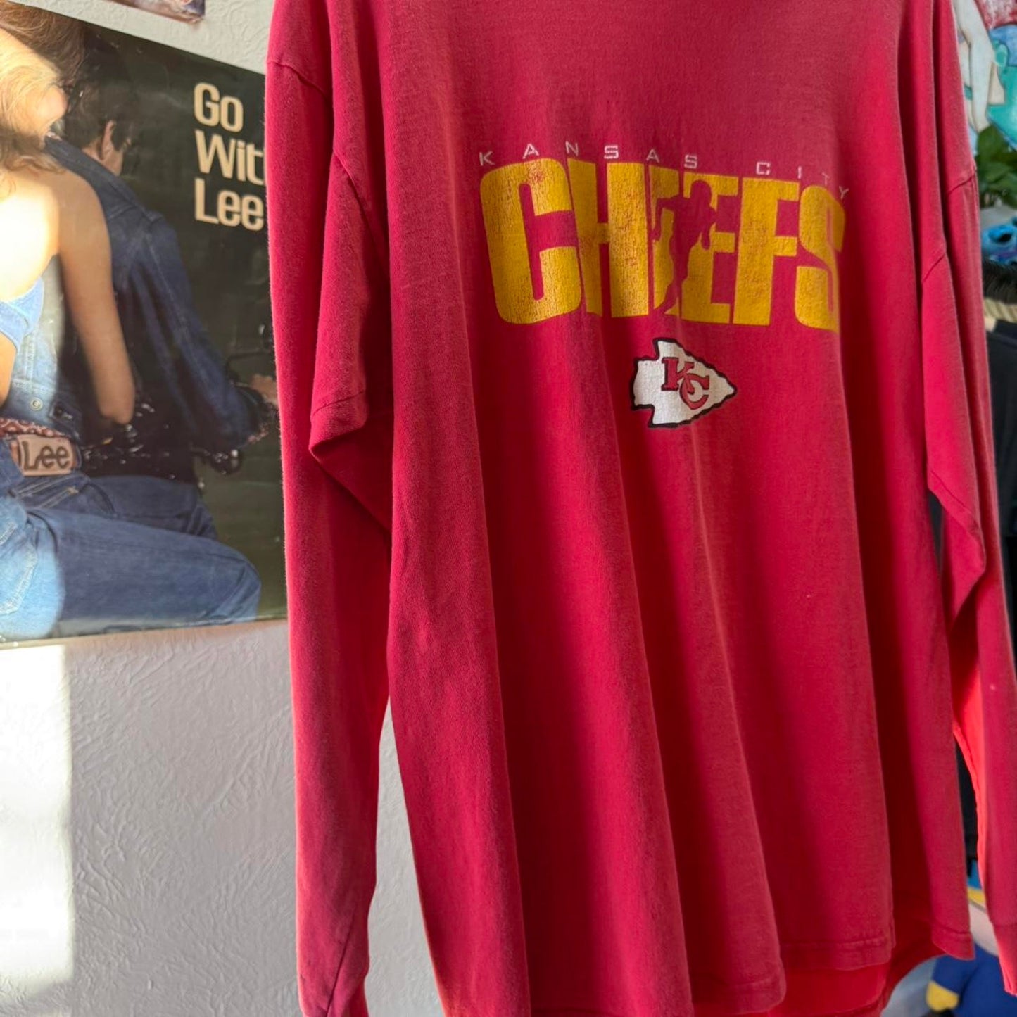 Vintage 90s Kansas City Chiefs NFL Sports T-Shirt - Large