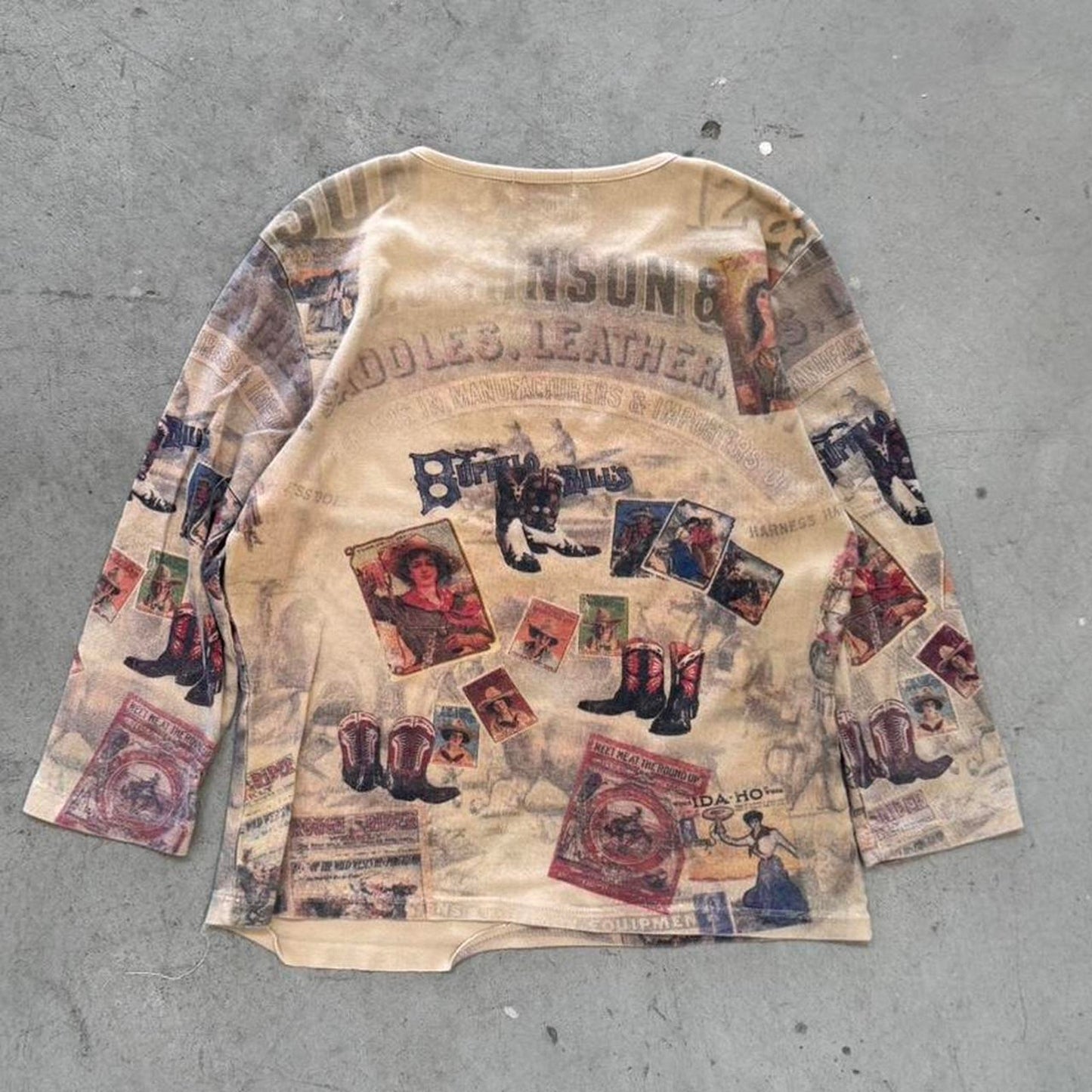 Vintage Cowgirls Western Gem Shirt - Medium (W)