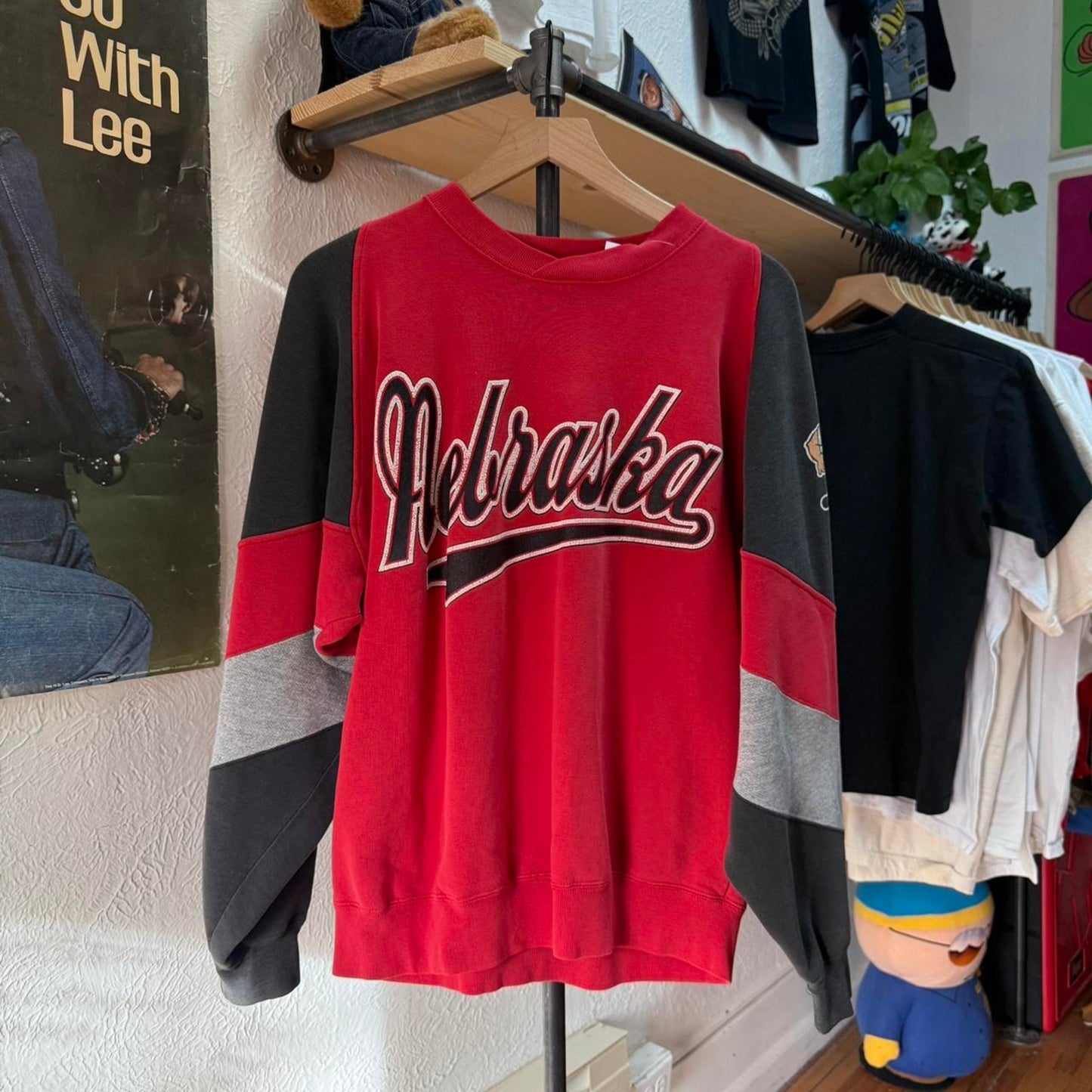 Vintage 90s Nebraska Huskers Galt Sand Herbie Crewneck - Medium