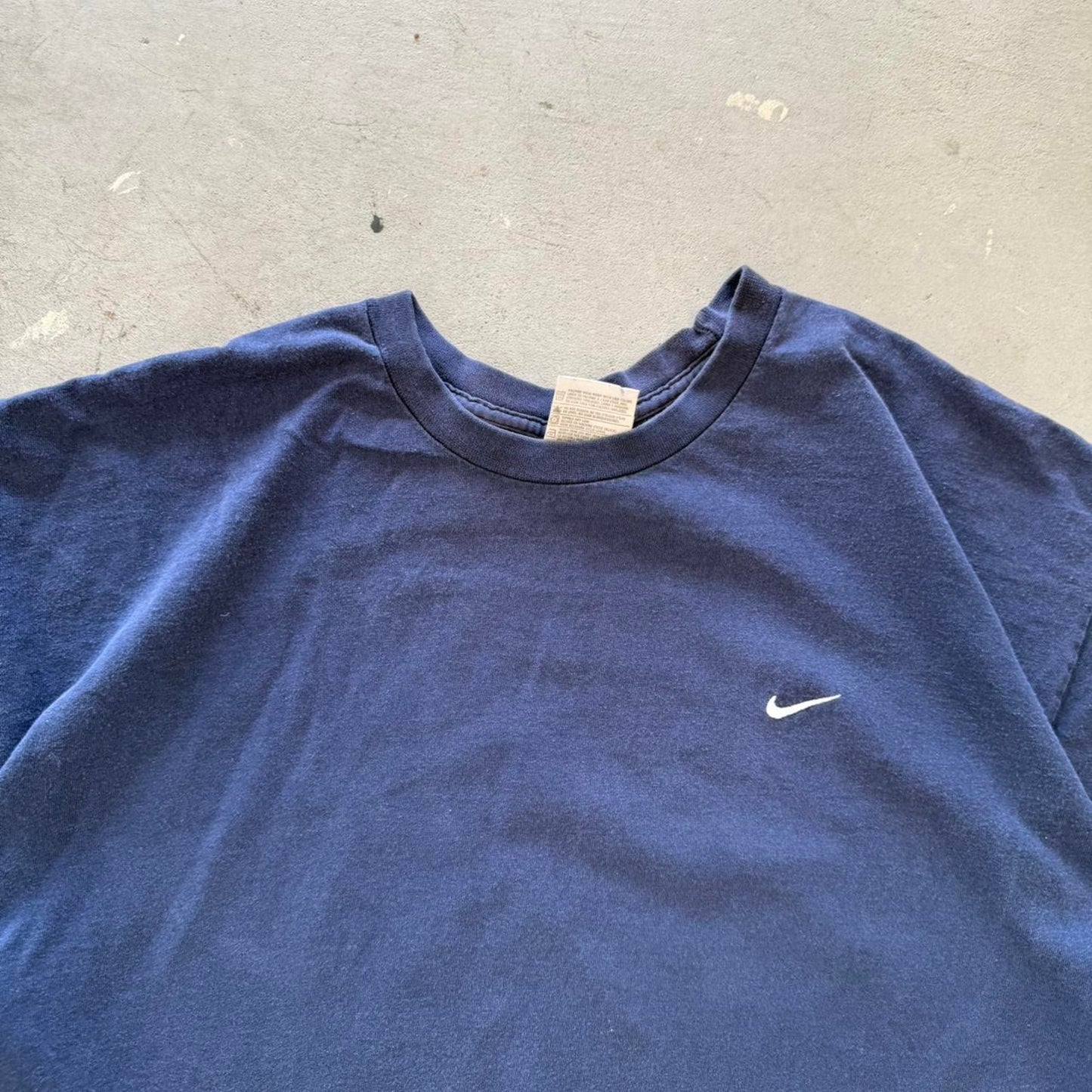 Vintage 90s Nike Side Swoosh Check T-Shirt - XX-Large