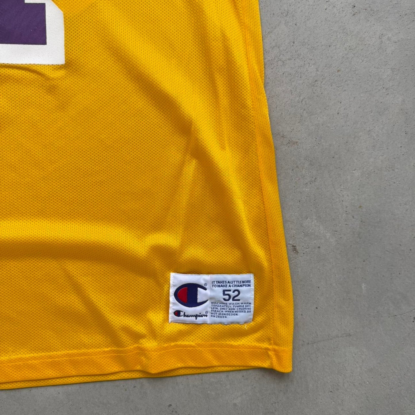 Vintage 90s Shaquielle O’Neil Shaq Lakers Champion Jersey - X-Large