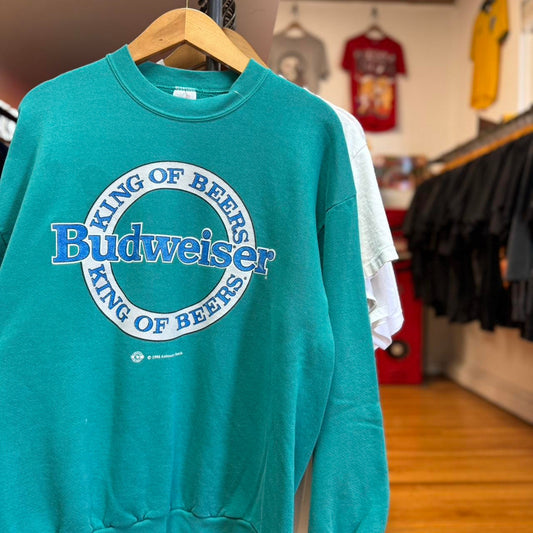 Vintage 90s Budweiser King of Beers Alcohol Crewneck