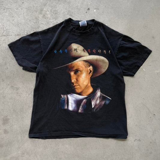 Vintage 90s Garth Brooks Country Music Band T-Shirt - Large