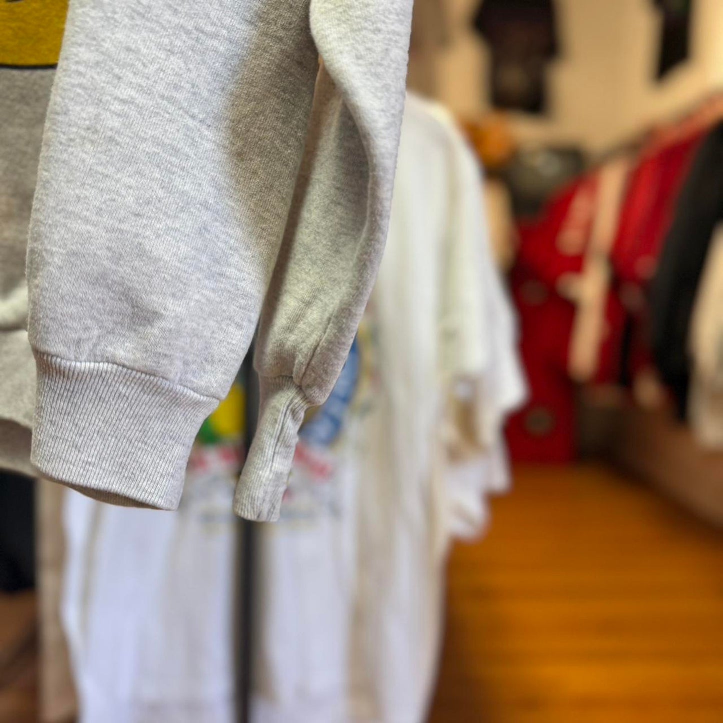 Vintage 80s Mickey Mouse Disney Cartoon Crewneck - Large