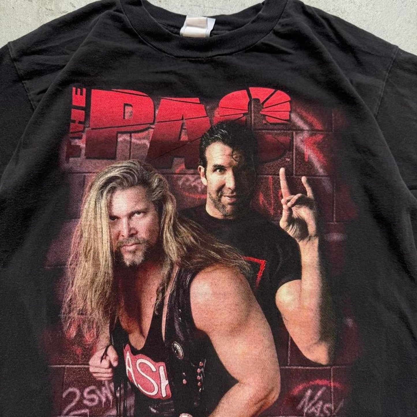 Vintage 90s The Pac Wrestling T-Shirt - Kids L/XL