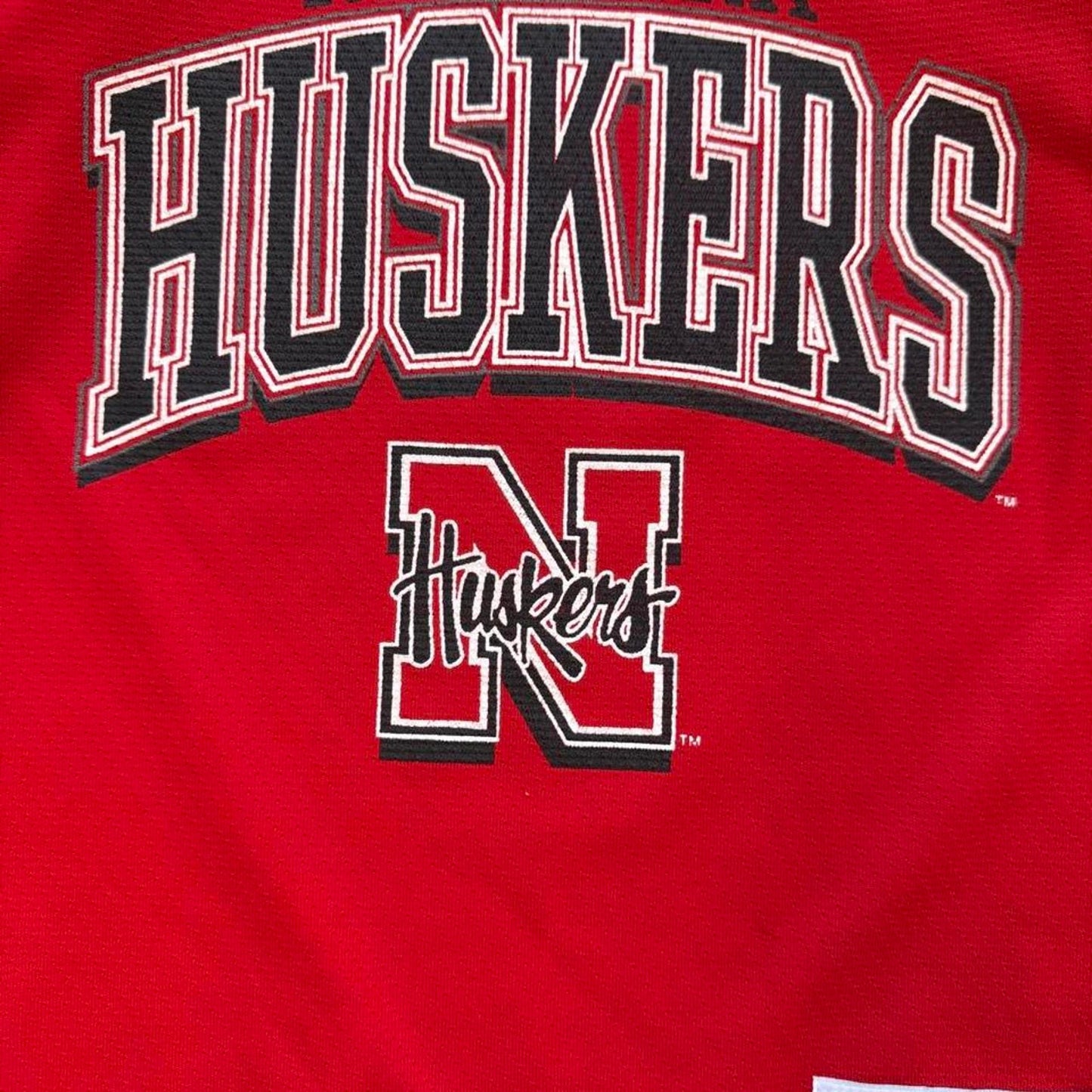 Vintage 90s Nebraska Huskers Jersey T-Shirt - Kids Medium