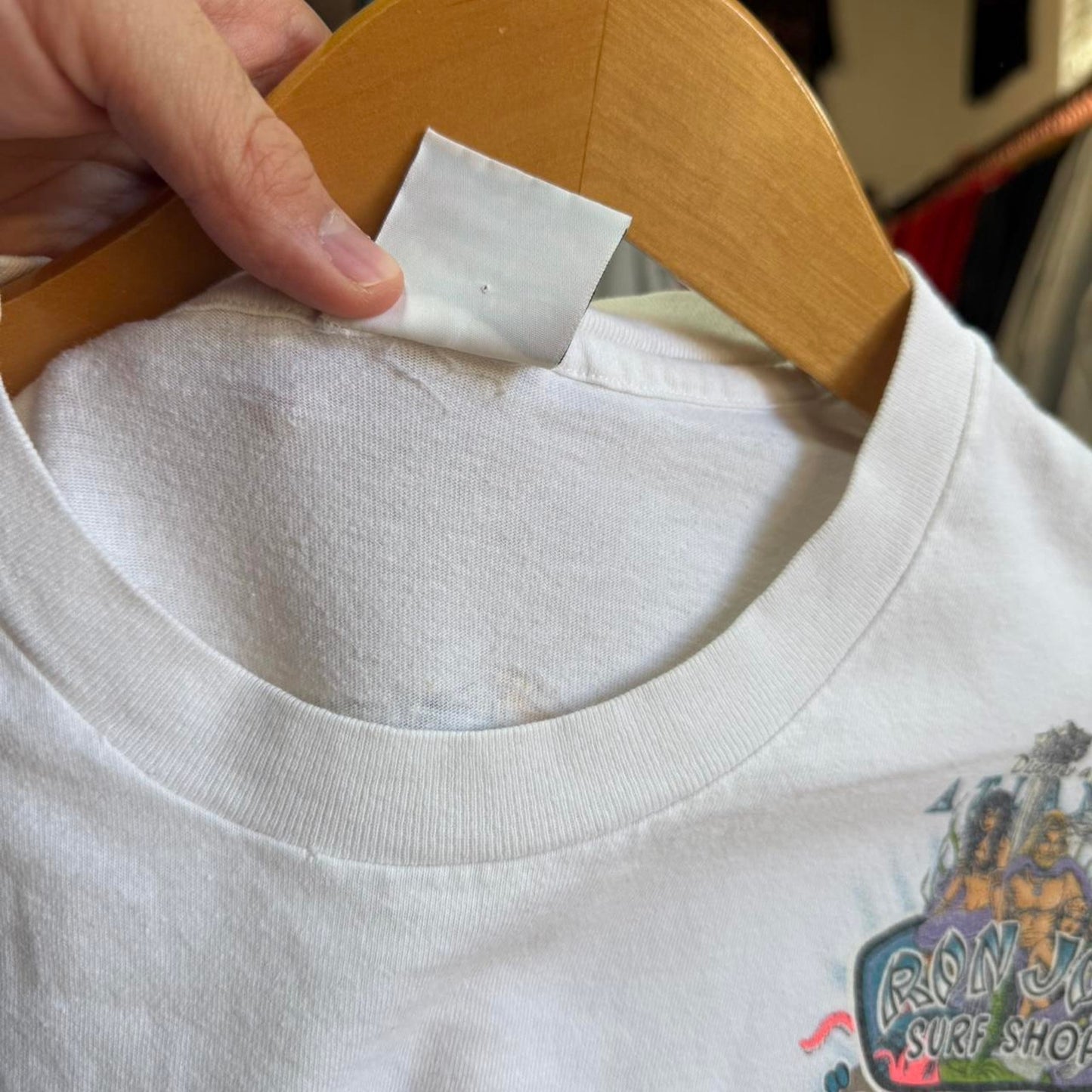 Vintage 90s Ron Jon Atlantis Pocket T-Shirt - X-Large