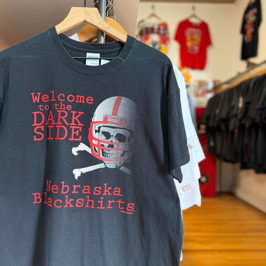 Vintage Y2K Nebraska Huskers Star Wars Dark Side T-Shirt