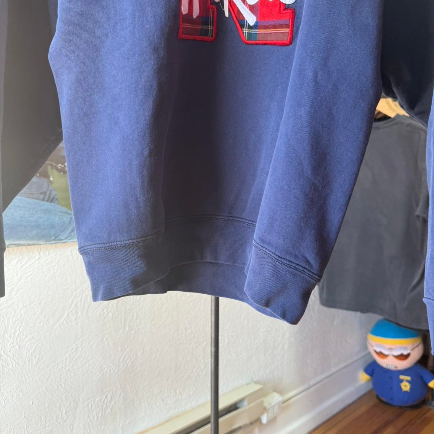 Vintage 90s Nebraska Huskers Plaid N Crewneck - Medium