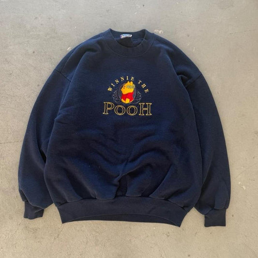 Vintage 90s Disney Winnie the Pooh Crewneck - Large