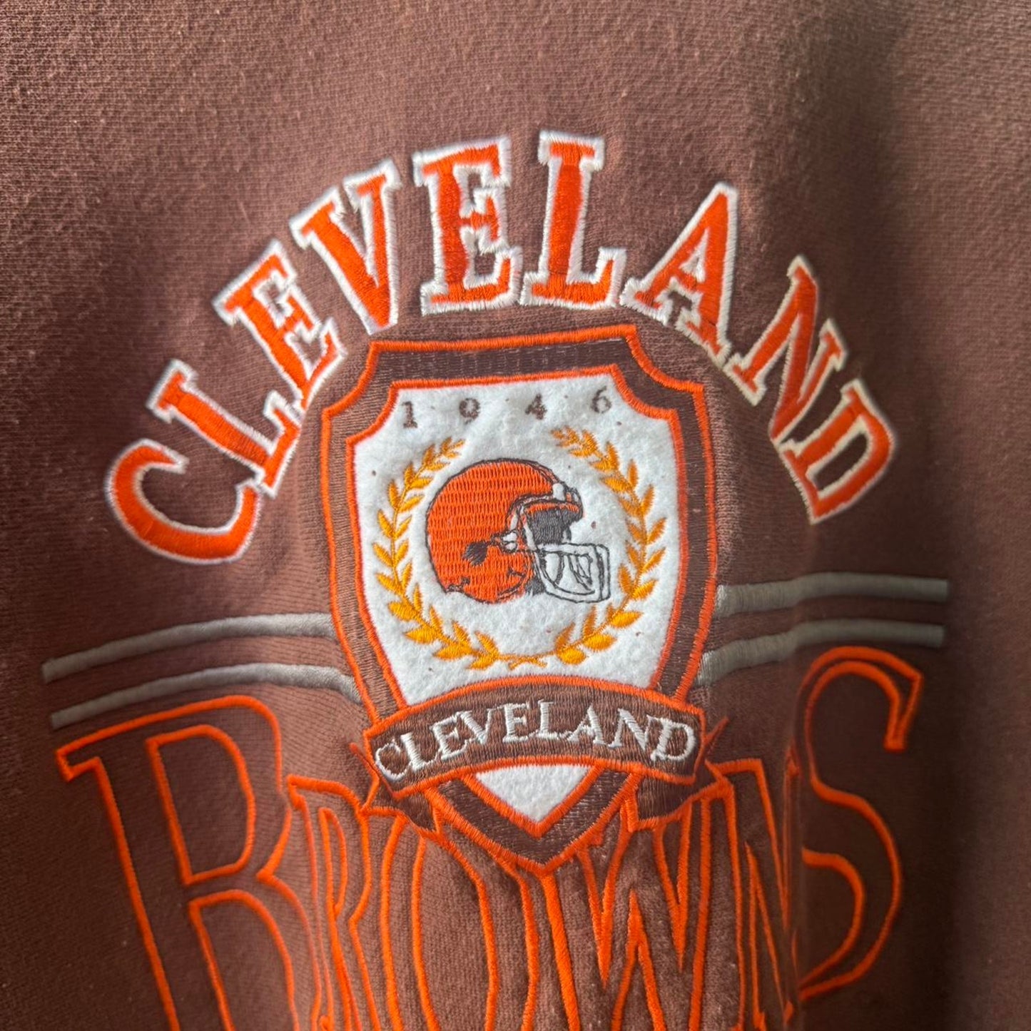 Vintage 90s Cleveland Browns NFL Football Crewneck - Medium