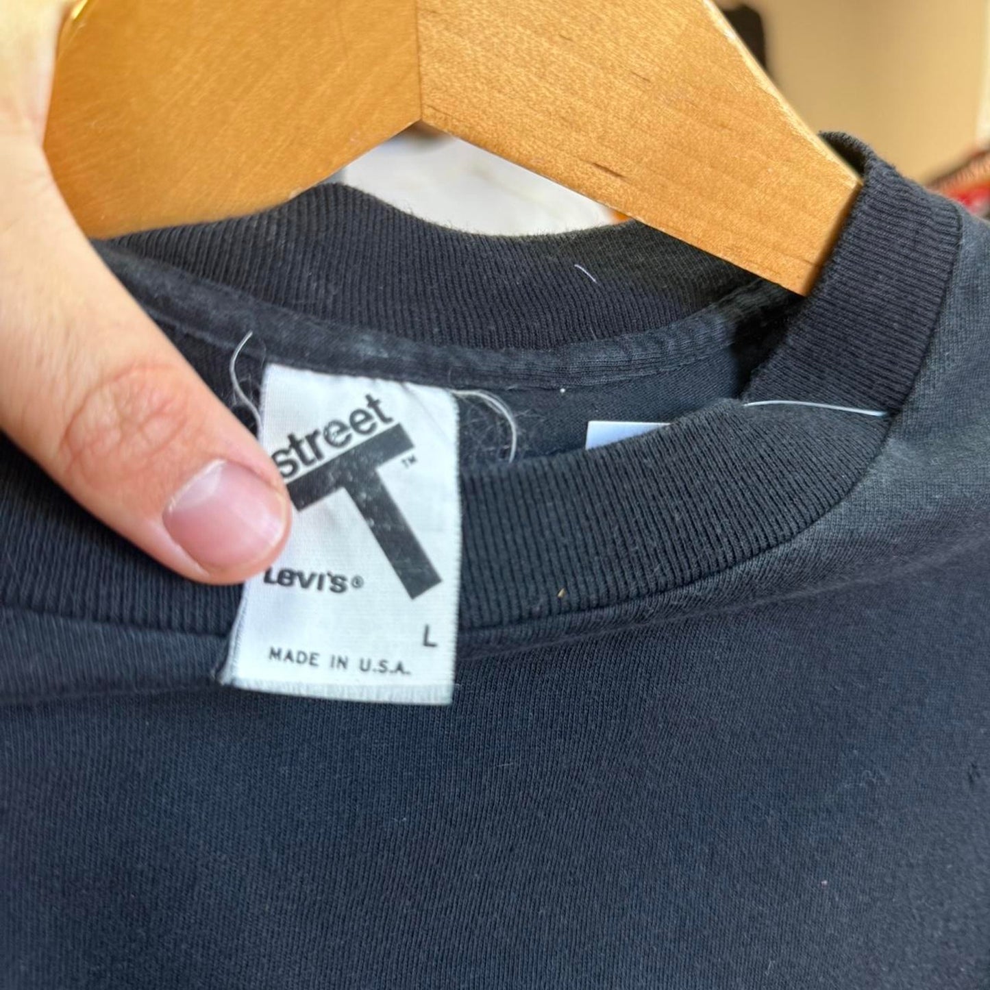 Vintage 90s Levi’s 501 Truck Denim Promo T-Shirt - Large