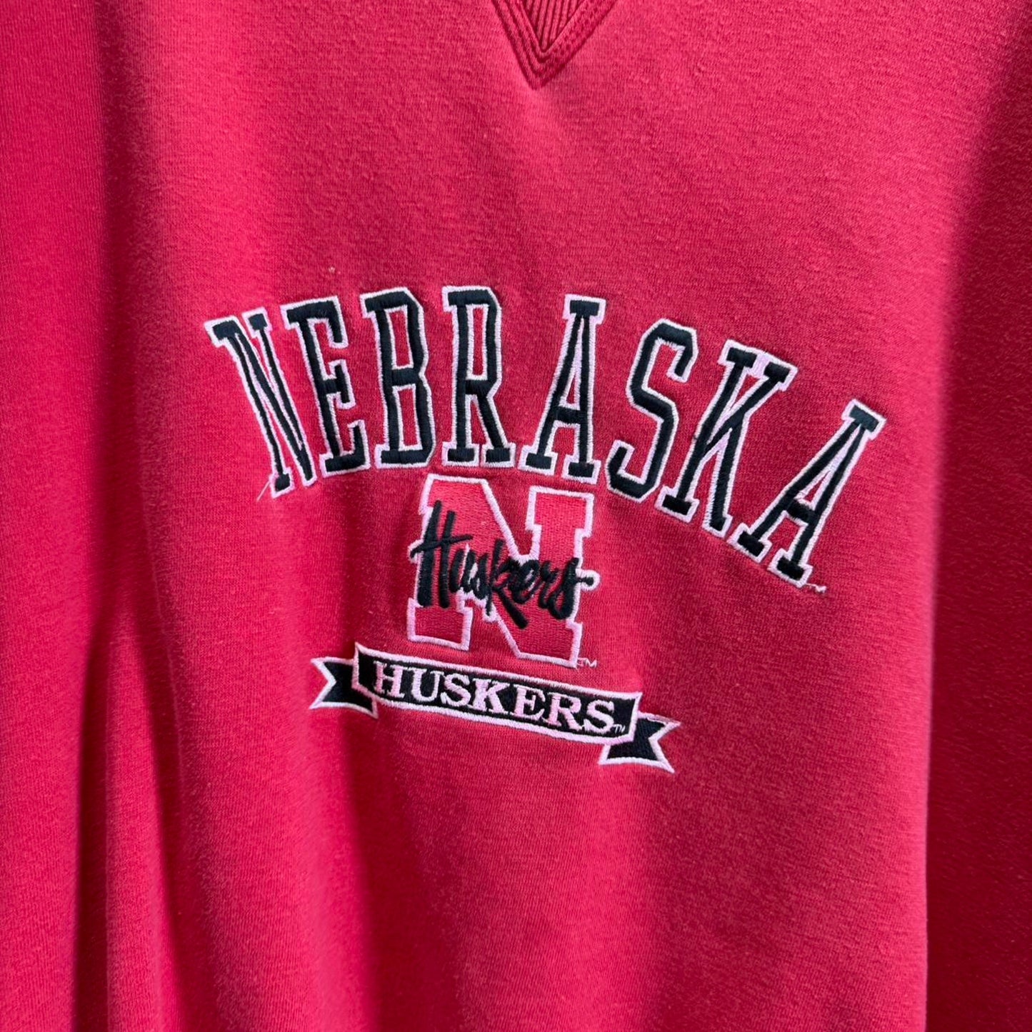 Vintage 90s Nebraska Huskers Football Crewneck