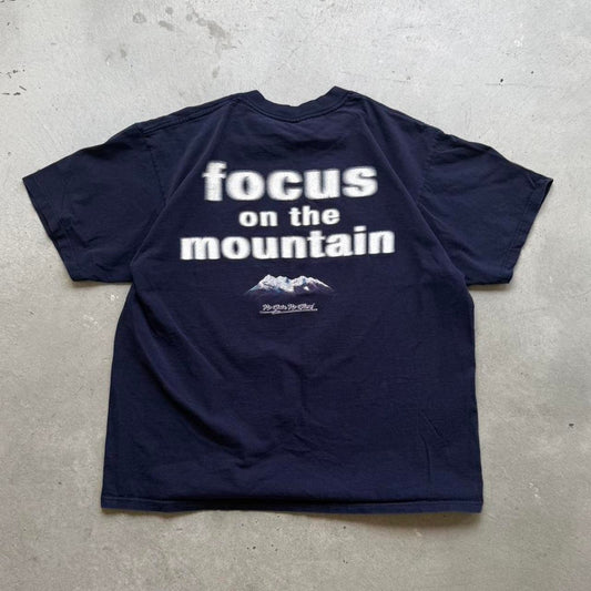 Vintage 90s Keystone Colorado Focus on the Mountain Dazed T-Shirt - X-Large