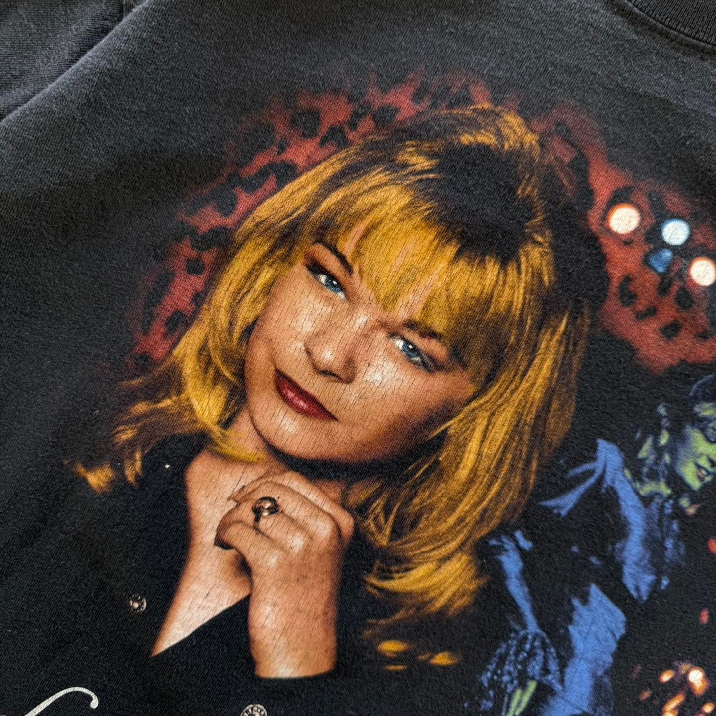 Vintage 90s LeAnn Rimes Country Music Band T-Shirt - Large