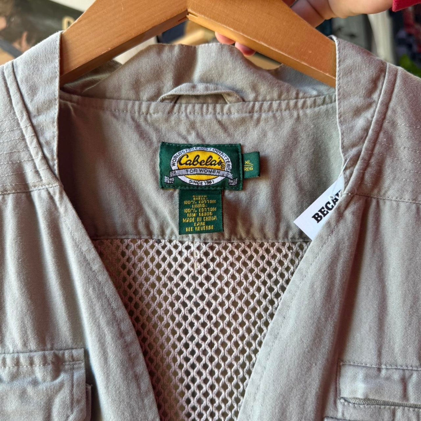 Vintage 90s Cabelas Hunting and Fishing Utility Vest - X-Large
