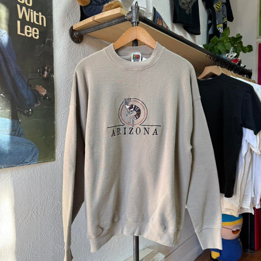 Vintage 90s Arizona Aztec Embroidered Crewneck - X-Large