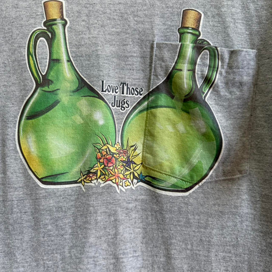 Vintage Love Those Jugs Boob Joke T-Shirt
