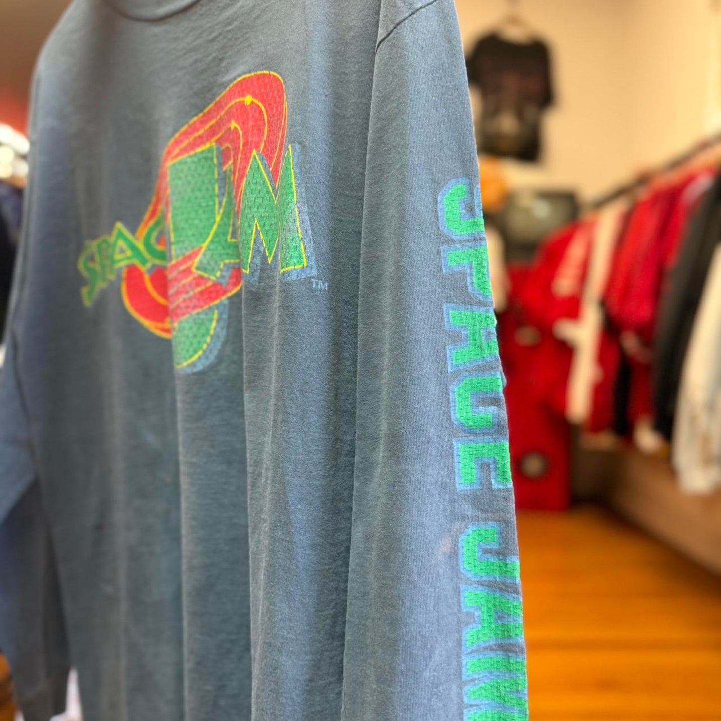 Vintage 90s Space Jam Looney Tunes Jordan T-Shirt - Large