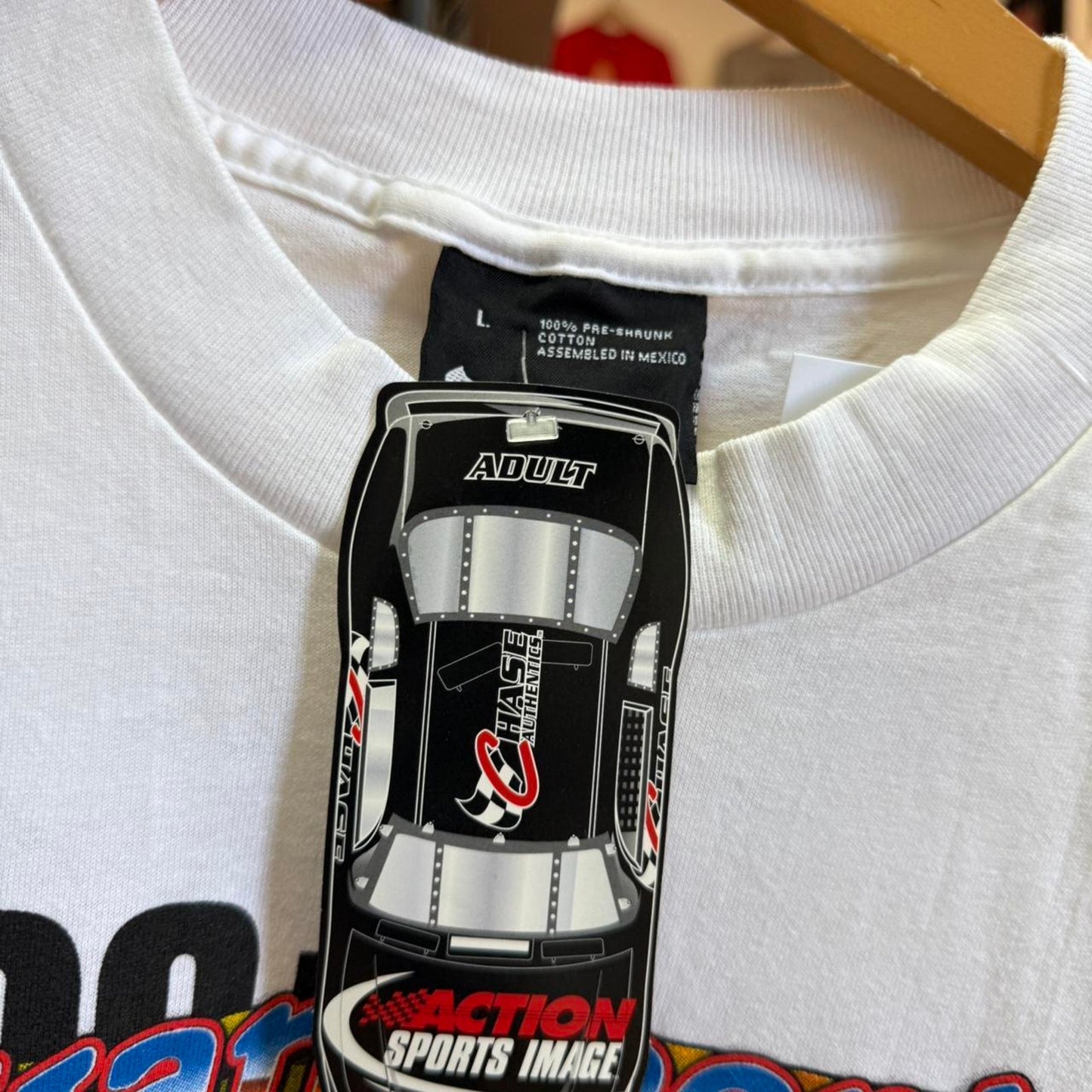 Vintage 2000 Juan Montoya Indy 500 Nacsar Racing T-Shirt - Large