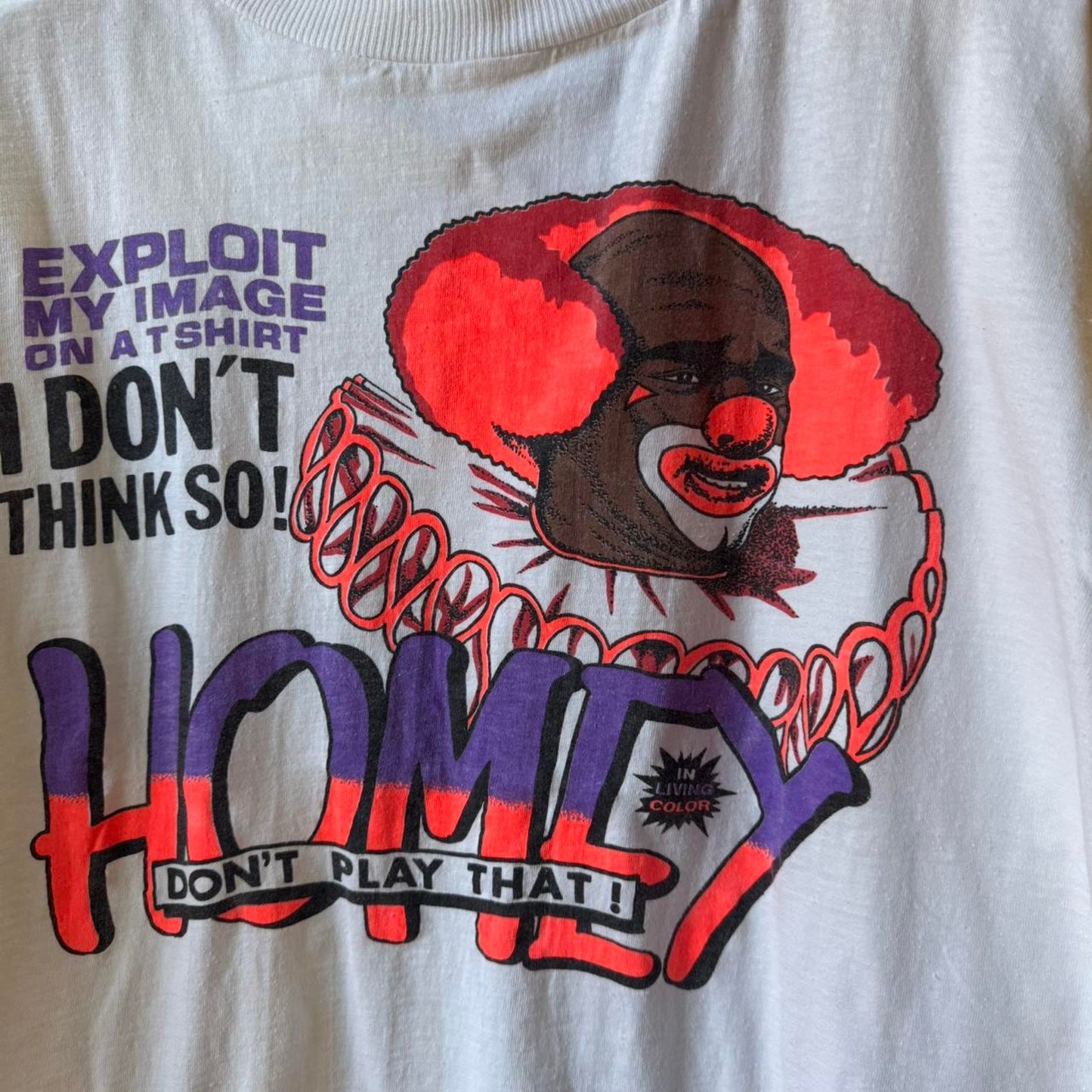 Vintage 90s Homey Don’t Play That Clown T-Shirt - Large