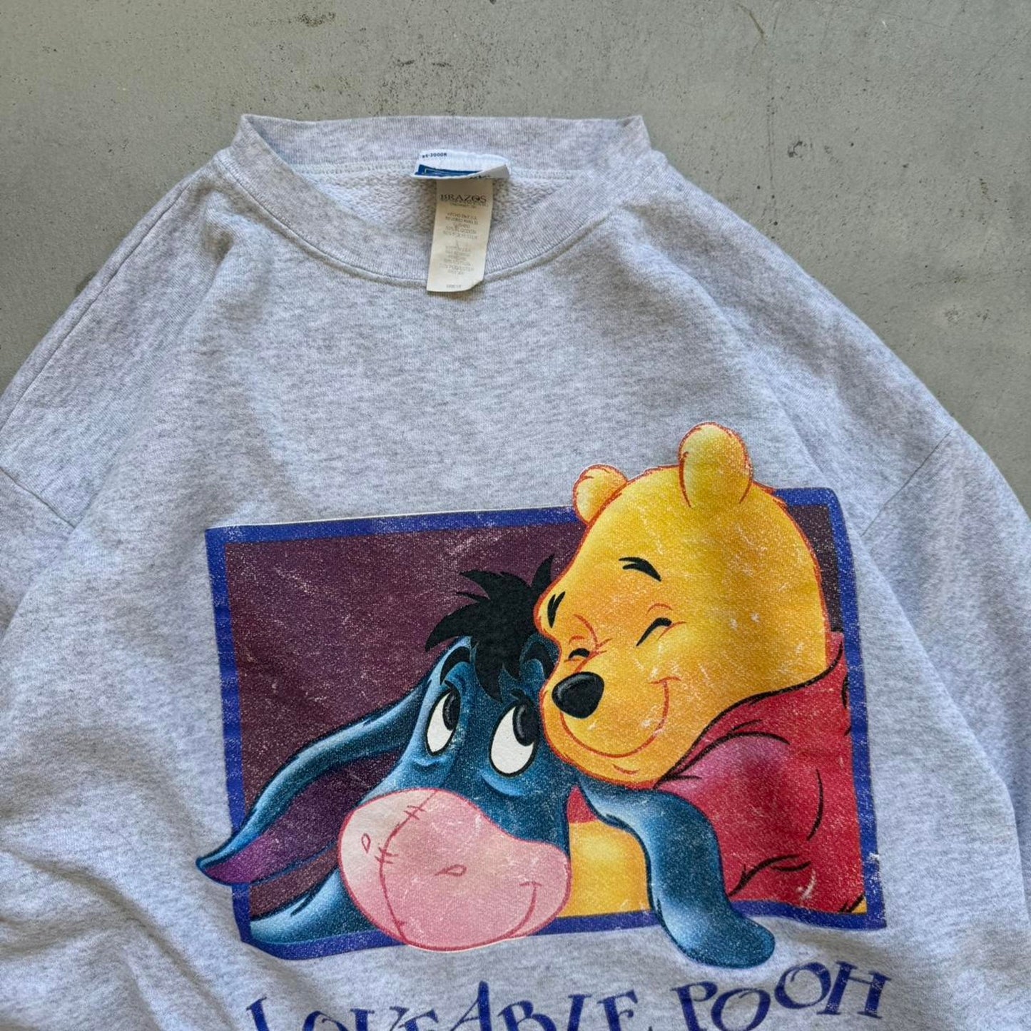 Vintage 90s Winnie the Pooh Eeyore Crewneck - X-Large