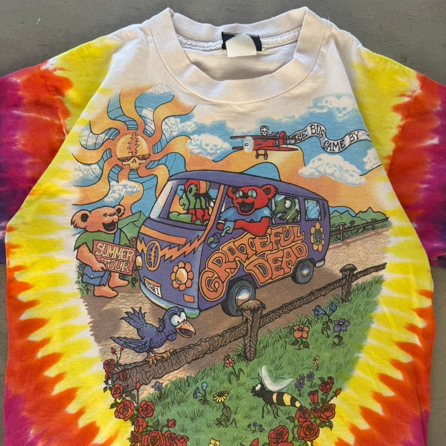 Vintage Grateful Dead 1994 Summer Tour Band T-Shirt - Small