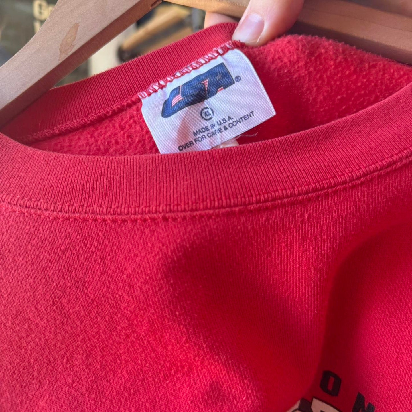 Vintage 1997 Nebraska Huskers Helmet Champions Crewneck - X-Large