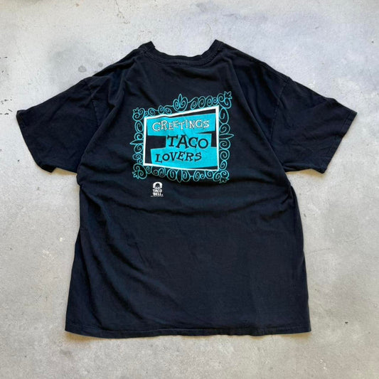 Vintage 90s Rocky and Bullwinkle Taco Bell T-Shirt - X-Large