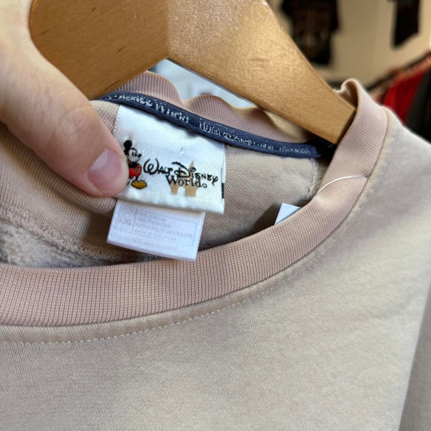 Vintage 90s Mickey Mouse Earth Tone Crewneck - XX-Large