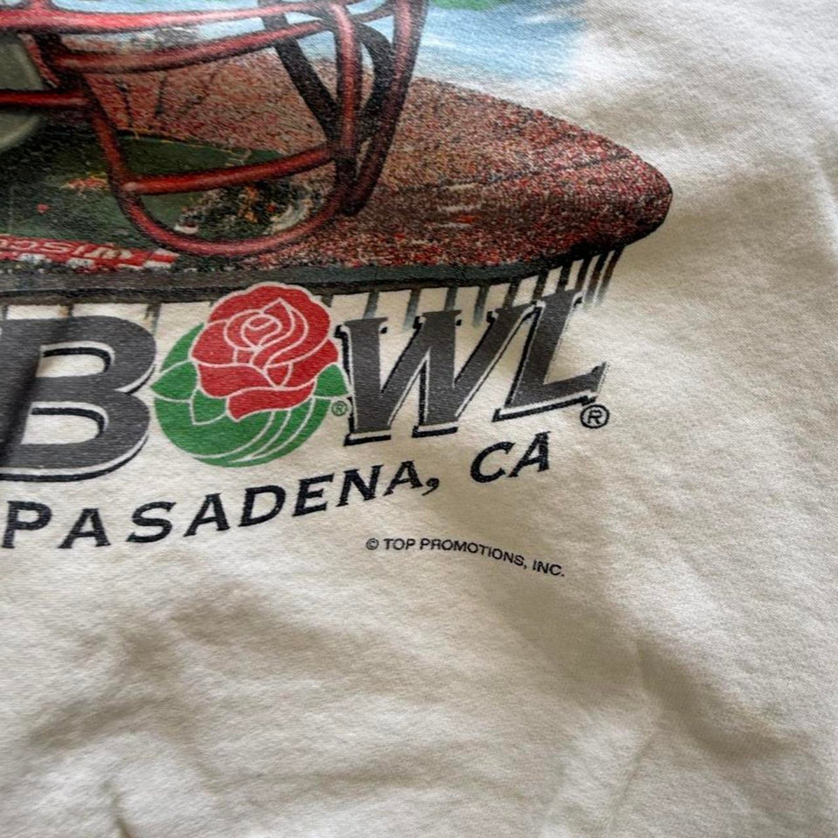 Vintage 90s Wisconsin Badgers Rose Bowl Football Crewneck - Large