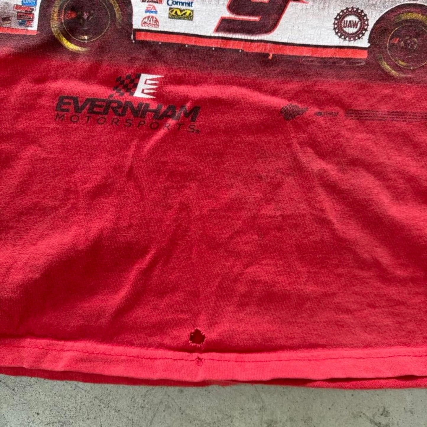 Vintage Y2K Kasey Kahne NASCAR Racing Cutoff T-Shirt - X-Large