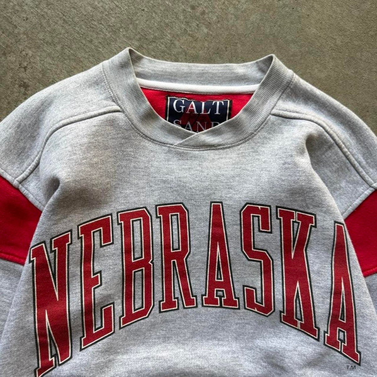 Vintage 90s Nebraska Huskers Galt Sand Herbie Crewneck - Small