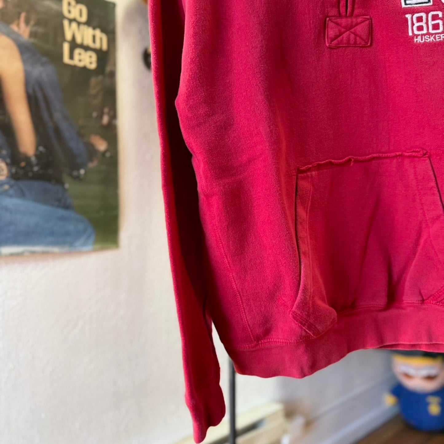 Vintage Y2K Nebraska NU Huskers Quarter Zip Crewneck - XX-Large (W)