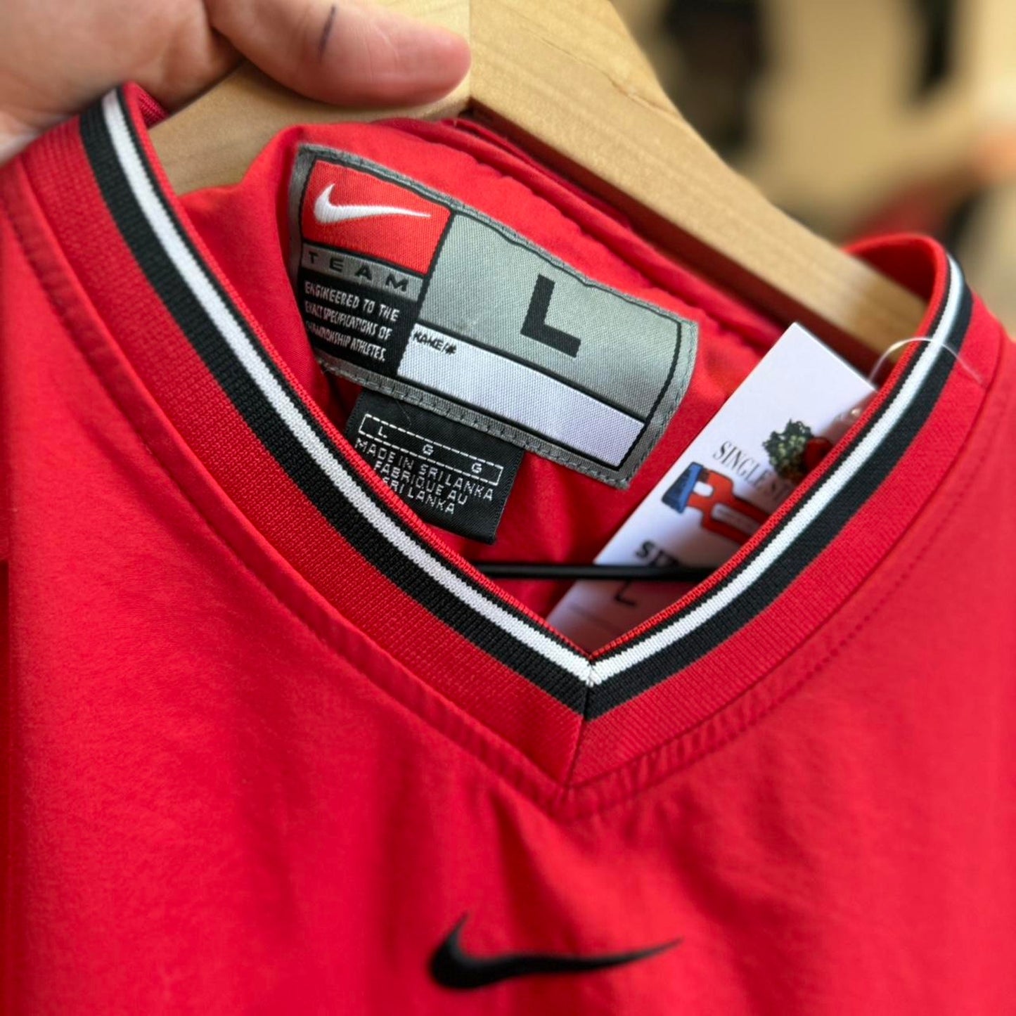 Vintage 90s Nebraska Huskers Nike Center Swoosh Windbreaker - Large