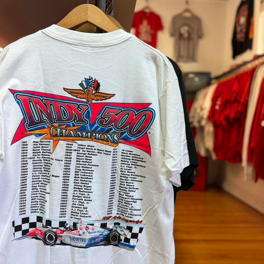 Vintage 1998 Indianapolis 500 Racing Racecar Nascar T-Shirt - Large