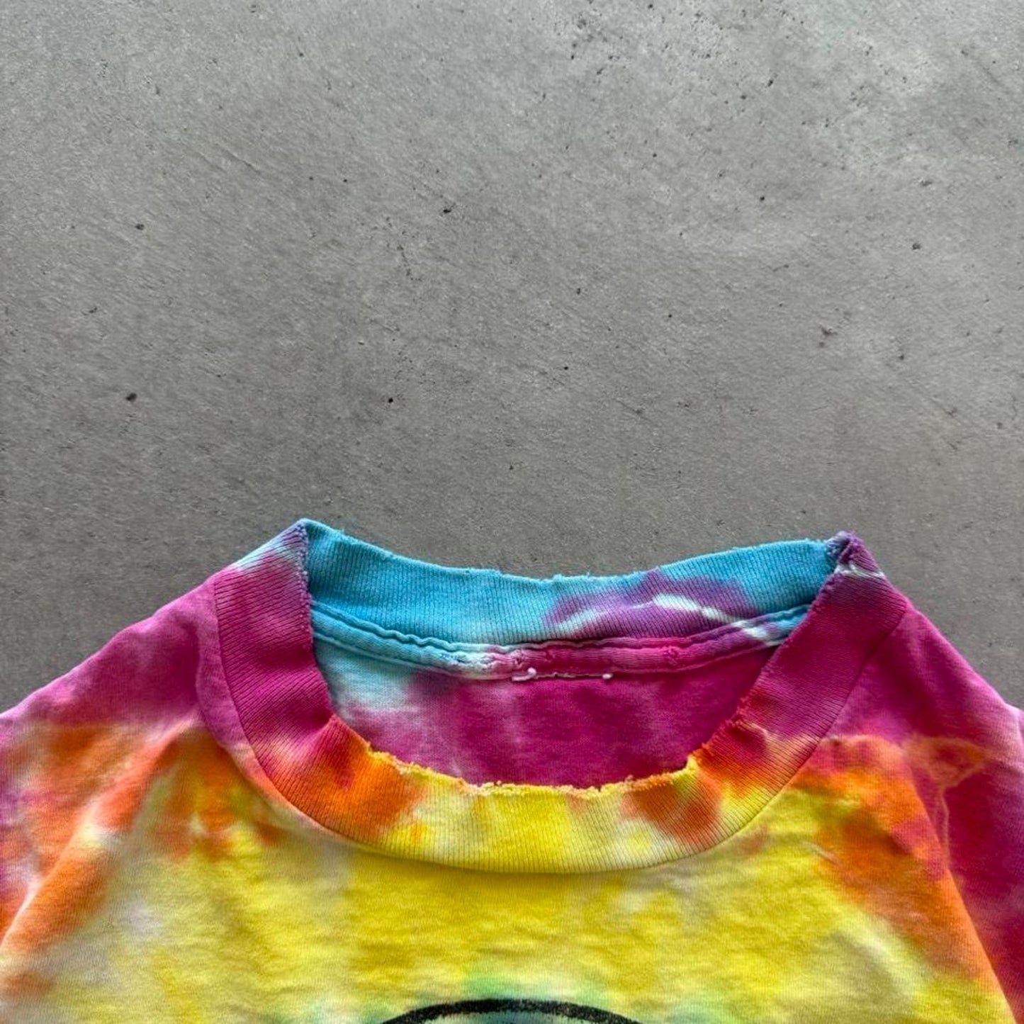 Vintage 90s Grateful Dead Steal Your Face Distressed Band T-Shirt - Large