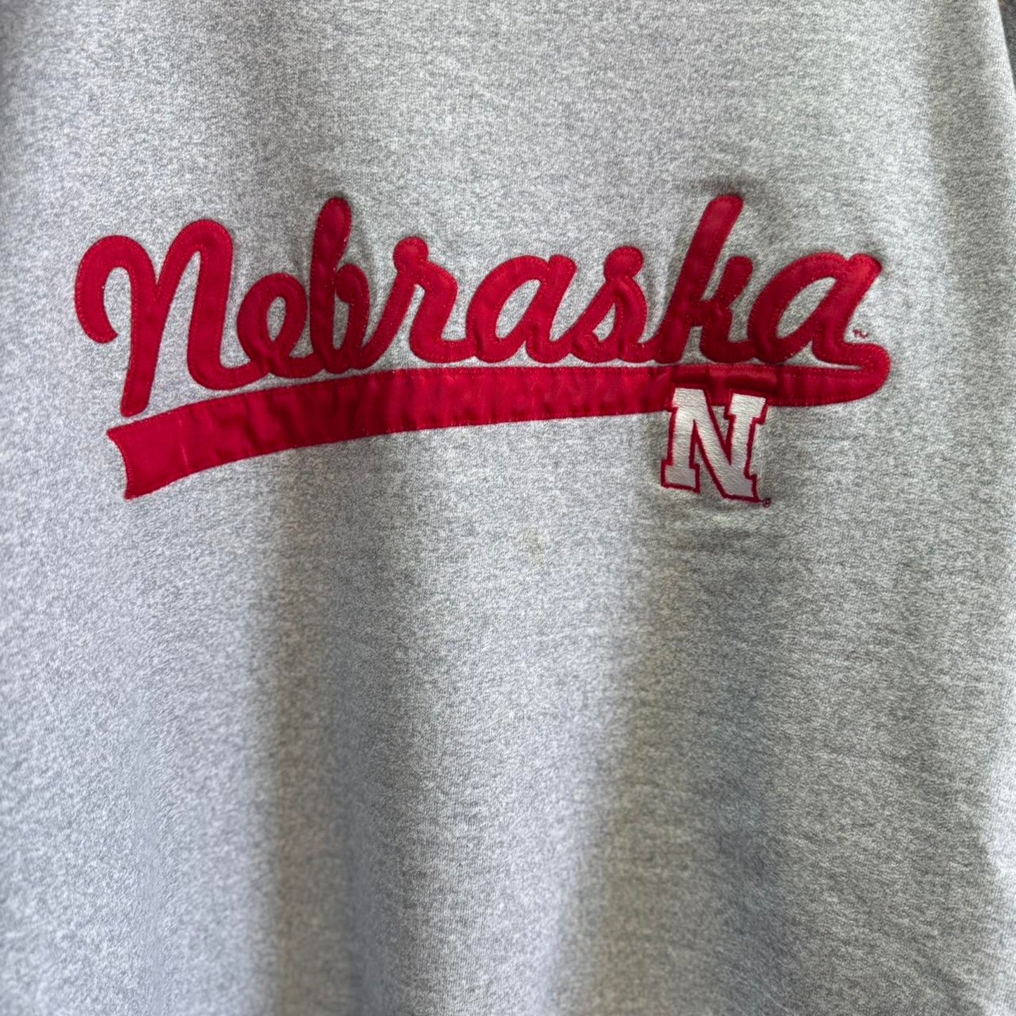 Vintage 90s Nebraska Huskers Cursive Spell Out Crewneck - XX-Large