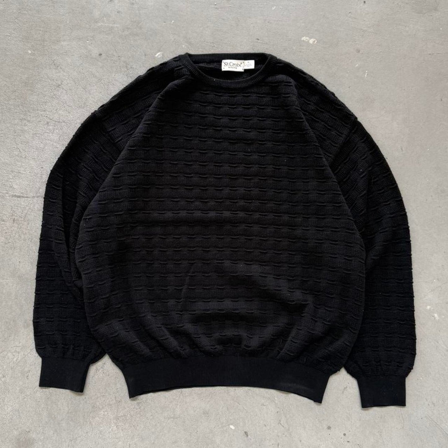 Vintage St Croix 3D Knit Sweater - X-Large