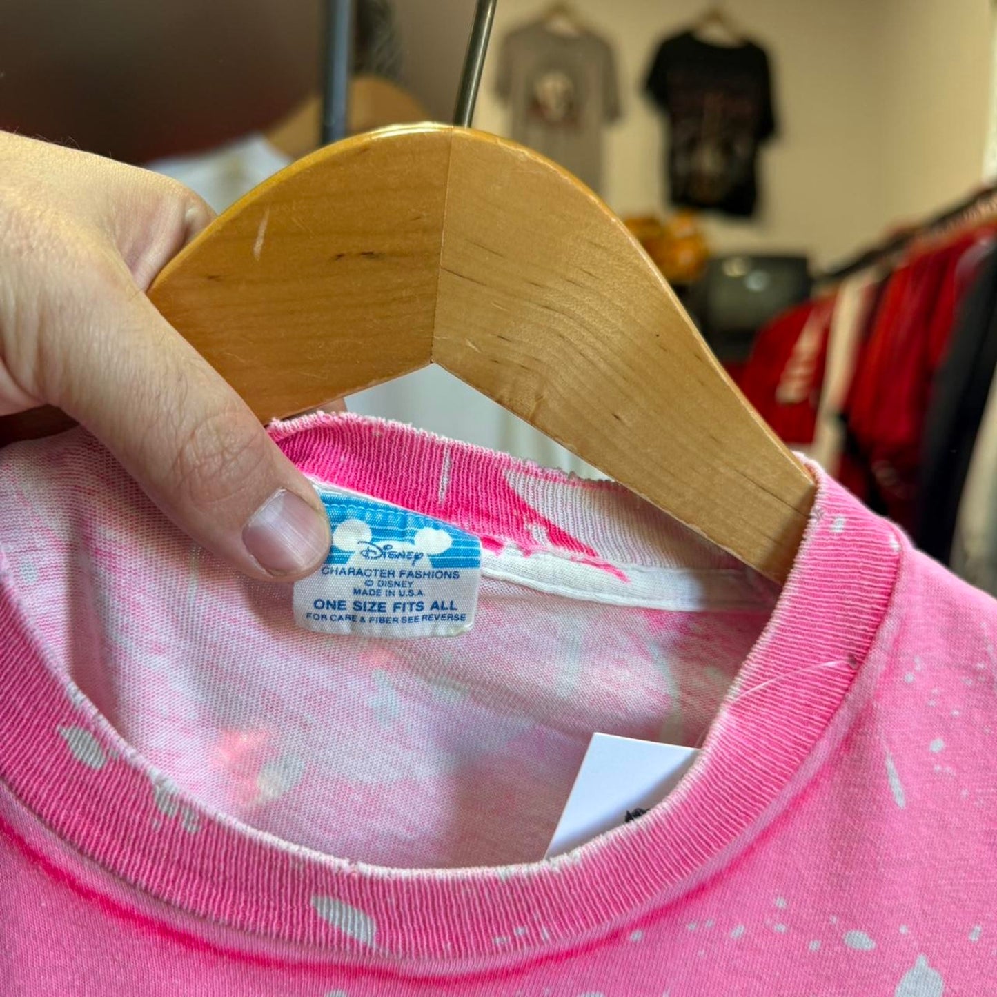 Vintage 90s Mickey Mouse AOP Disney T-Shirt - Large