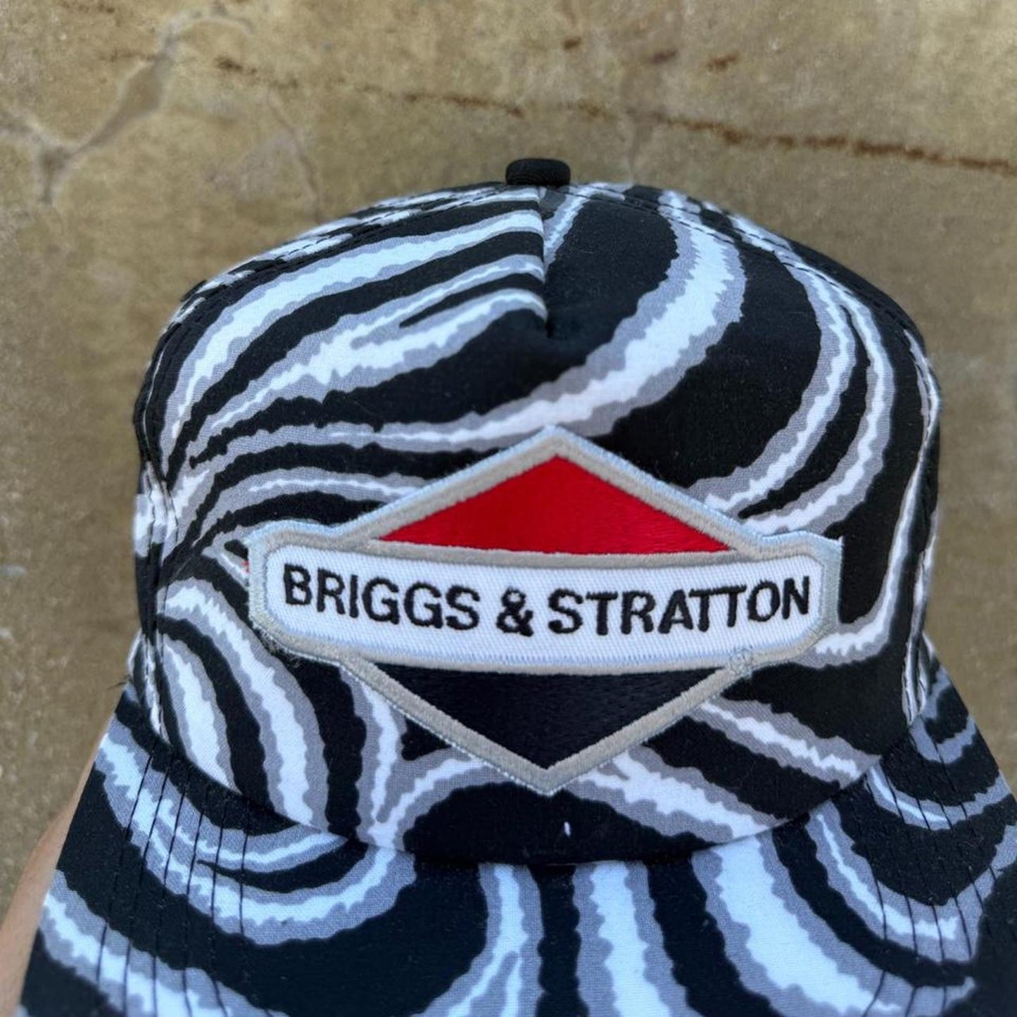 Vintage 90s Briggs & Stratton Zubaz K Products Snapback